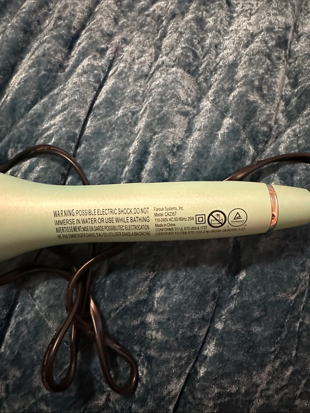CHI Mint Green Automatic Hair Curler